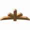 Ekena Millwork Alberta Rough Sawn Timber Gable Bracket, Western Red Cedar, 60"W x 27"H x 4"D x 6"F, 11/12 Pitch GBW060X27X0406ALB00RWR - alternate 2